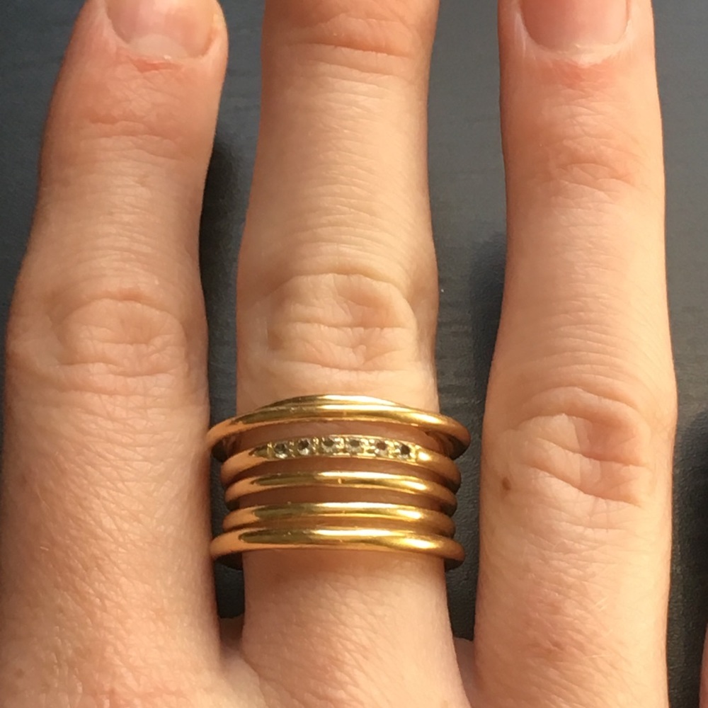 Gorgeous Gold And Topaz ring